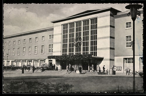 Ansichtskarte fulda bahnhof - ansichtskarte,