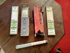 Dachbodenfund: Schweißdrähte Schweißstäbe sortiert OERLIKON MESSER-GRIESHEIM u.a