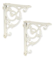 Ein Paar Wandhalterungen aus