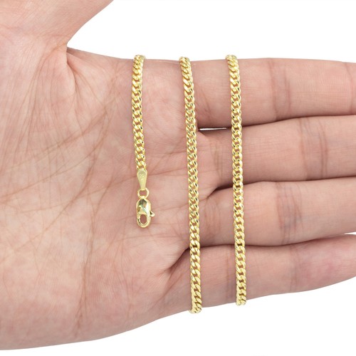10k gelbgold 3mm miami cuban - 10k,