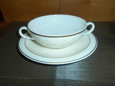 Suppentasse  2  tlg. Ivoire
