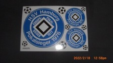 HSV Hamburger SV  Aufkleber Sticker Set - 3 Logos Bundesliga Fussball