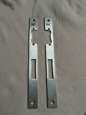 2 Stück  Edelstahl Schliessbleche Riegel/Falle/ E Öffner 