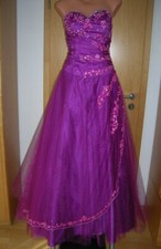Abendkleid Ballkleid fuchsia