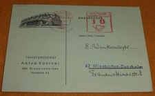 Automobilia Oldtimer Bus Reisebus Dinkelscherben - Dotzhaim Freistempler 1967