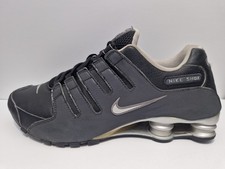 Nike Shox NZ   schwarz grau reflektierend Gr.46