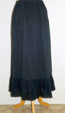 Dirndl-Trachten - Unterrock, Länge 95  cm, schwarz, Gr. 36 - 38 -  40 , neu