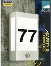 Eglo 95989 Led Wandlampe Edelstahl Bewegungsmelder Tag/Nacht Sensor IP44