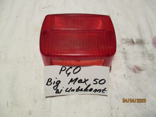 Pgo big max - pgo, heckleuchte