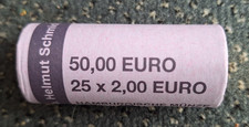 25 X 2 Euro Rolle-D-2018-Helmut Schmidt 1918-2015  selten-Prägestätte:-J-Hamburg