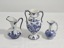 3 Royal Delft Porzellan Vasen