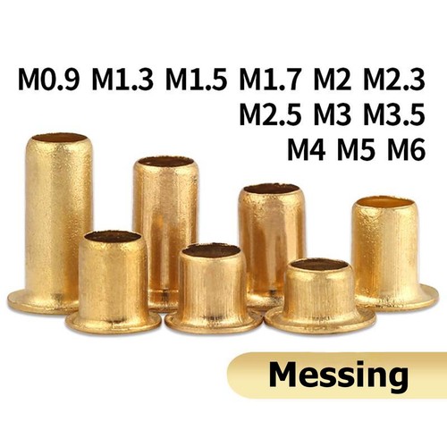 Messing hohlnieten nieten - messing,
