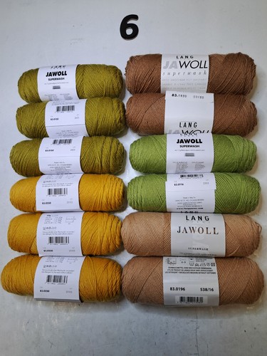 Knäuel strumpfwolle - 12, (6)
