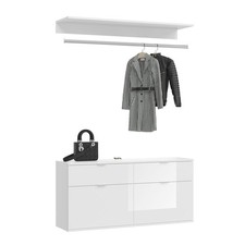 Zwischenelement PROJEKT X - weiß - 121 cm breit Kleiderschrank Schrank