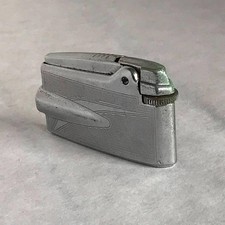 Ronson Varaflame Silber Gas Feuerzeug Art Deco Stil Gebraucht