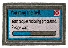 Kokosmatte You rang the bell