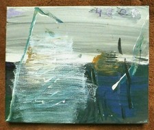 DER KÜNSTLER "4000" handsign UNIKAT / LWD 2006 EINE ART ABSTRAKTE LANDSCHAFT !!!