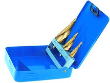 3 x HSS TIN Stufenbohrer 4 -
