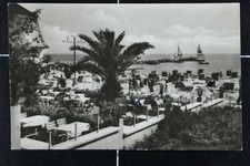 AK Grömitz 1955 gelaufen Notopfer Ostsee Strand Gasthaus Ostholstein 