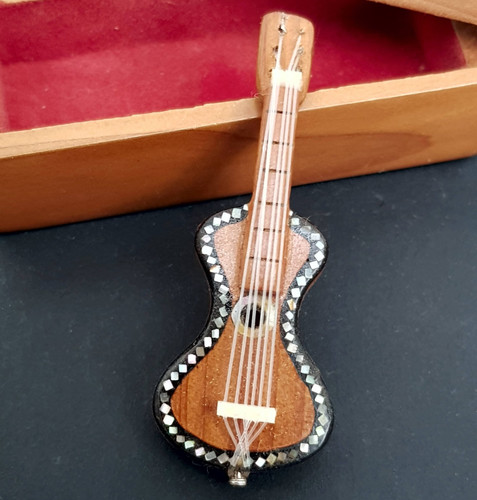 Miniatur musikinstrument holz - miniatur,