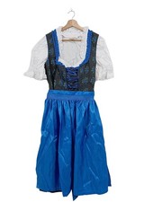 LANDHAUS BY C&A Dirndl Damen Trachtenmode Gr. DE 46 schwarz-weiß-blau