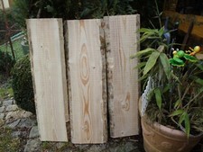   Bohle,2 Stück, 1m x 25 cm,3 cm dick,Schwartenbrett, Brett,Massivholz,Rustikal,