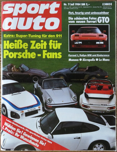 Sport auto die tollsten - 07/84,