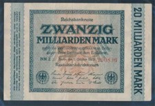 Banknoten deutsches reich 1923 - banknoten,