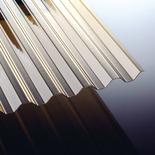 Pvc wellplatten bronze - pvc,