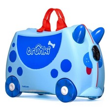 Trunki Kinderkoffer Dougie Dog – Ride-On Koffer für Kinder - Wie neu