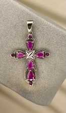 Rubin Edelsteine Kreuz