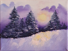 Winternacht schnee wald - schnee,