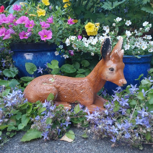 Reh gartenskulptur braun - reh,,