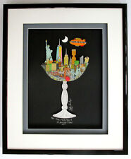 JOHN SUCHY ** 3D THE PERFECT MANHATTAN N.Y.C. ** S/N GERAHMT COA ! SPECIAL !