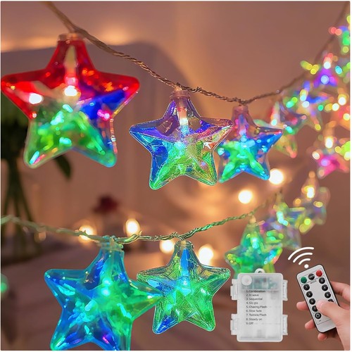 Lichterkette sterne 3m - lichterkette, sterne,