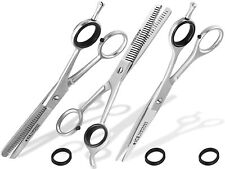 Haarscheren Set Friseurschere + Effilierschere + Modelierschere Super Scharf