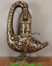 12,5'' Bronze Ware Vergoldeter