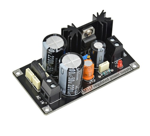 Lm317 dc adjustable - ac,