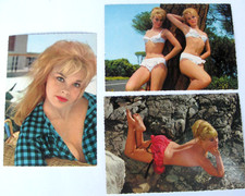 ELKE SOMMER  3x  Krüger Postkarte  Pin-Up EROTIKA  Erotik SEX Foto # 26