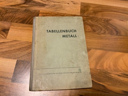Tabellenbuch metall bruno - -,