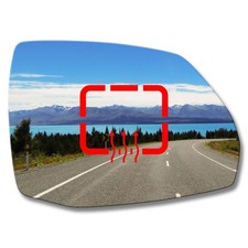 Blau Spiegelglas Rechts