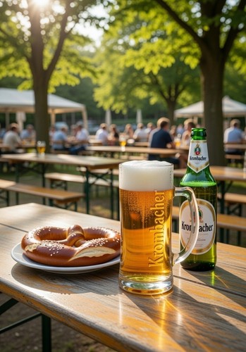 Krombacher bierglas 6er set - bierglas,