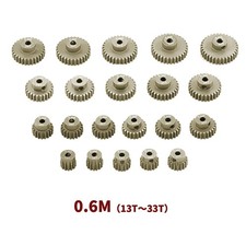 13T-33T 0.6M 3.175mm Wellenritzel Motorgetriebe für 1/10 RC Auto Crawler Car