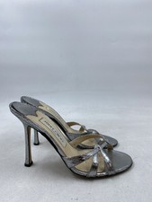 Jimmy Choo Silver Snakeskin