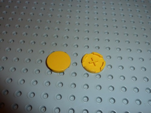 Lego gelbe fliese rund - fliese,