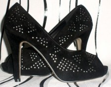 Damen Peep Toes schwarz