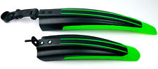 Fahrrad Schutzblech Grün Set 26 - 28 Zoll Vorne & Hinten Universal Kotflügel