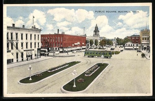 Ansichtskarte bucyrus oh - ansichtskarte, bucyrus,