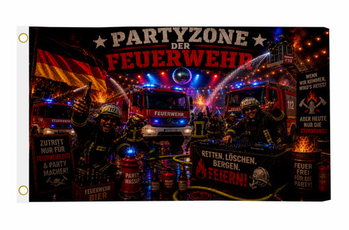 Fahne flagge partyzone - fahne, der