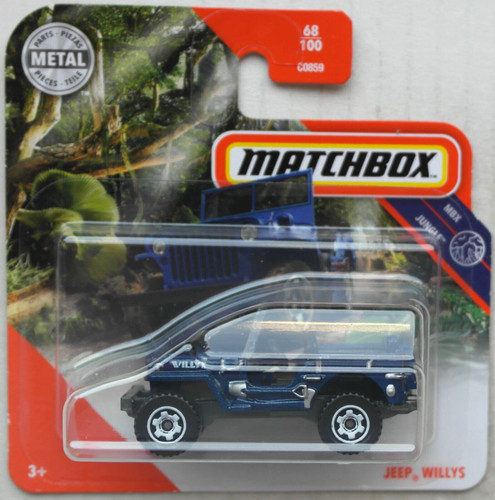 Matchbox jeep willys blau - willys,